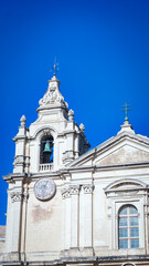 Obraz premium Majestic Baroque Facade of St Pauls Cathedral in Mdina