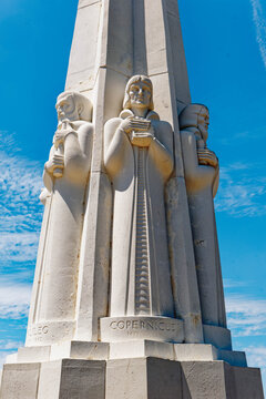 Astronomers Monument at Griffith Observatory in Los Angeles