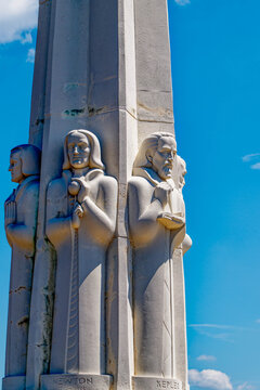 Astronomers Monument at Griffith Observatory in Los Angeles