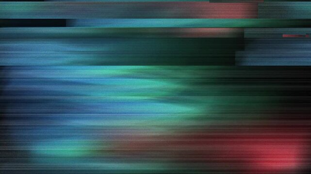 TV Glitch noise distortion, CRT tv screen no signal glitch effect. Signal Disturbance Broken Monitor, VHS static noise glitch overlay 4k video
