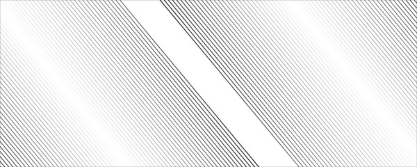 Tekstur gradasi halfton baris miring. Latar belakang gradien strip diagonal memudar. Latar belakang pola hitam serong. Kertas dinding garis paralel tipis menghilang untuk overlay © yakult