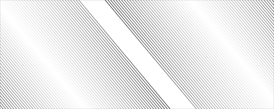 Tekstur gradasi halfton baris miring. Latar belakang gradien strip diagonal memudar. Latar belakang pola hitam serong. Kertas dinding garis paralel tipis menghilang untuk overlay