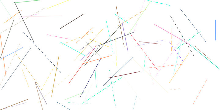 Abstract Colorful Geometric Lines Minimalist Background Pattern