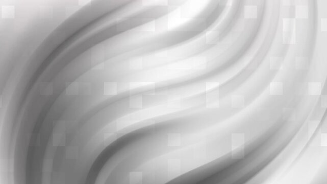 Articles white background with abstract flowing silver waves