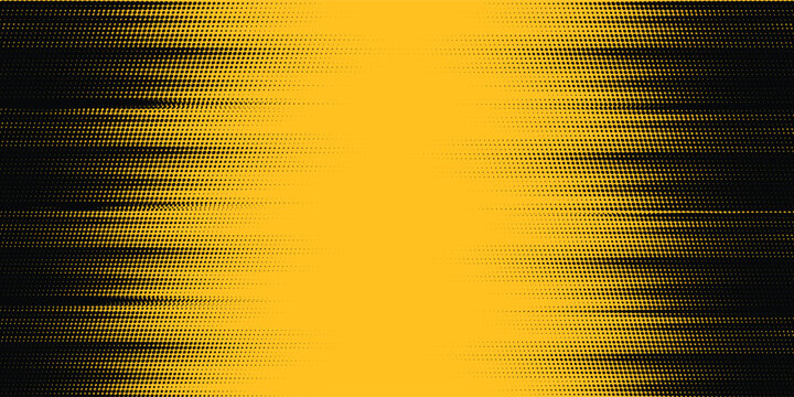 Yellow and black backdrop with dot halftone pattern element. Abstract brush grunge background. retro comic concept for your graphic design, banner or poster See Less vektor ilustrstion