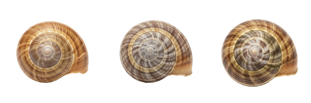 Beautiful Golden Ratio Nautilus Sea Shell Ocean Coastal Snail Isolated Transparent PNG Ornament