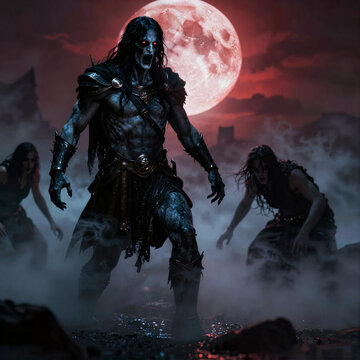 Deimos, the Greek god of dread and terror