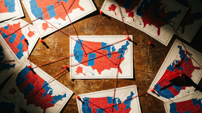 Government redistricting special session with USA electoral maps