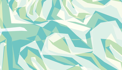 Abstract Geometric Pattern with Cool Color Palette. © Micro Design-id