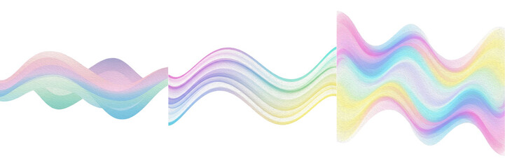 Abstract colorful neon rainbow waves vibrant light trails modern digital graphic backdrop wave © Rama