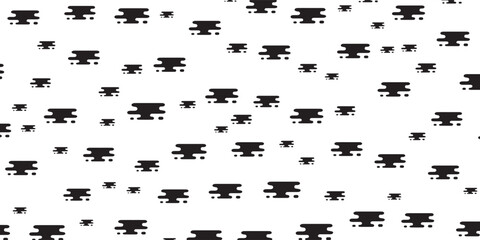 Fototapeta premium Abstract Pattern of Black and White Geometric Shapes.