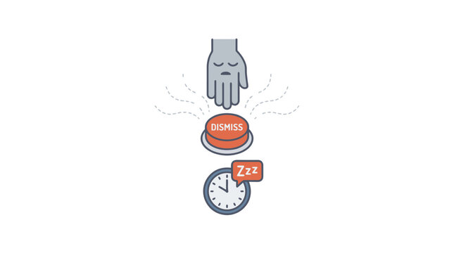 a hand pressing a button on a clock.