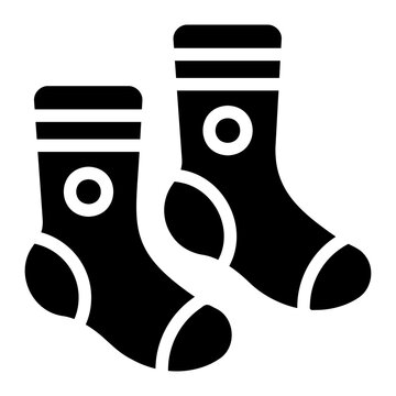 Hiking socks Solid icon