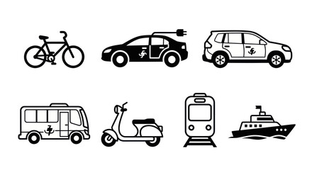 Vehicles including a bicycle, police car, and ambulance are depicted. © uzumaki