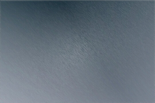 Cool gray brushed metal texture with a subtle central glow offers a clean, professional background ideal for corporate layouts, product mockups, and technology branding.