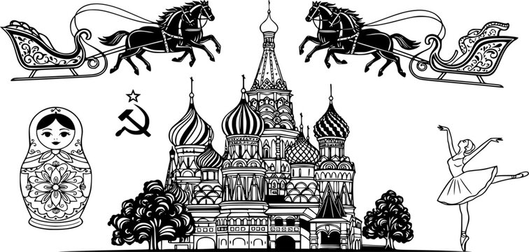 hand drawn sketch of the castle of animals