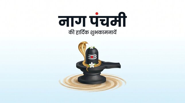 Hindu festival Nag Panchami vector