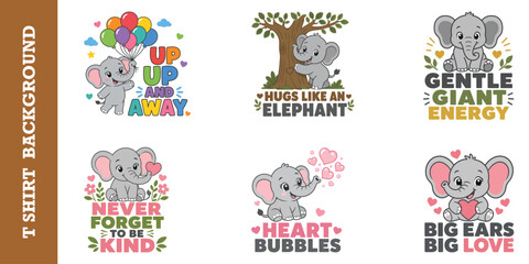 Elephant family forever with mama and baby walking in nature. © jubayer95