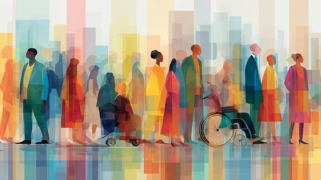 Diversity inclusion and equality concept featuring multicultural human figures symbolizing unity belonging equal opportunity social justice teamwork leadership and inclusive community in modern societ