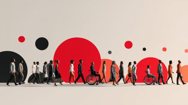 Diversity inclusion and equality concept featuring multicultural human figures symbolizing unity belonging equal opportunity social justice teamwork leadership and inclusive community in modern societ