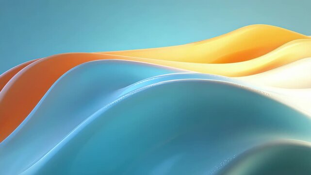 Abstract flowing colors, seamleass loop