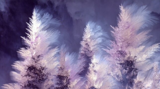 Intricate Luminous Crystal Formations with Delicate Energy Tendrils