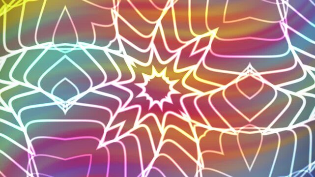 Abstract pattern with mandala overlay geometric white lines, suitable for backgrounds, prints, and digital designs. Perfect for modern and artistic projects.