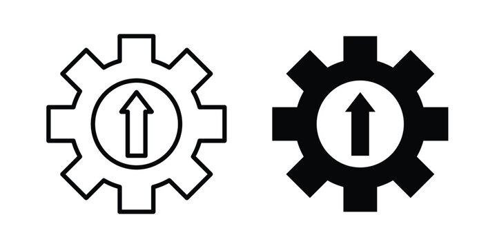 Improvement icon simple Icon suitable for projects
