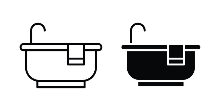 Jacuzzi icon simple Icon suitable for projects