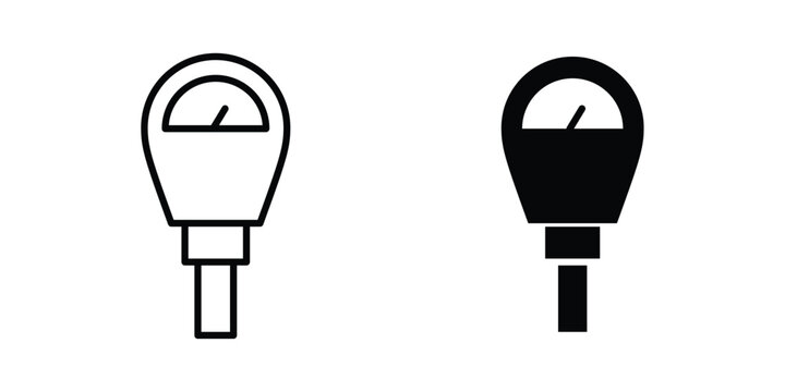 Parking meter icon simple Icon suitable for projects