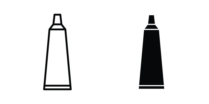 Toothpaste tube icon simple Icon suitable for projects