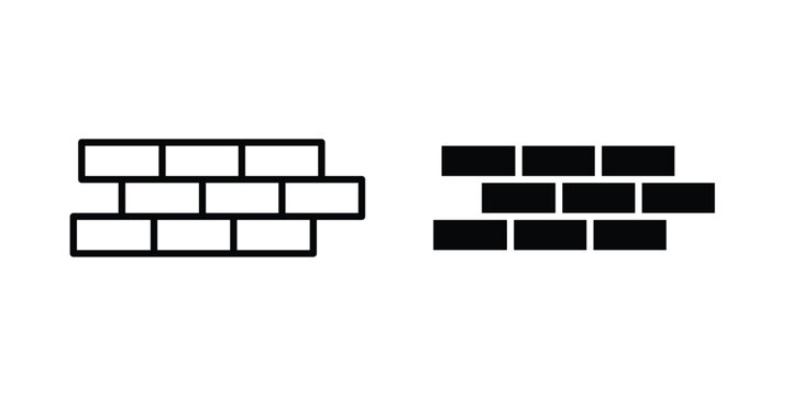 Wall icon simple Icon suitable for projects