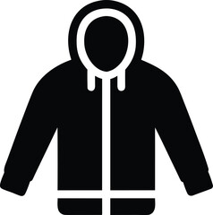 puffer jacket silhouette vector illustration on transparent background © SUSHILA