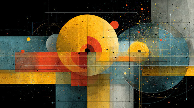 Anticipatory systems - Abstract predictive forms conceptual forward-looking behavior visual dynamic energy layered composition minimalistic representation expressive symbolic proactive adaptation