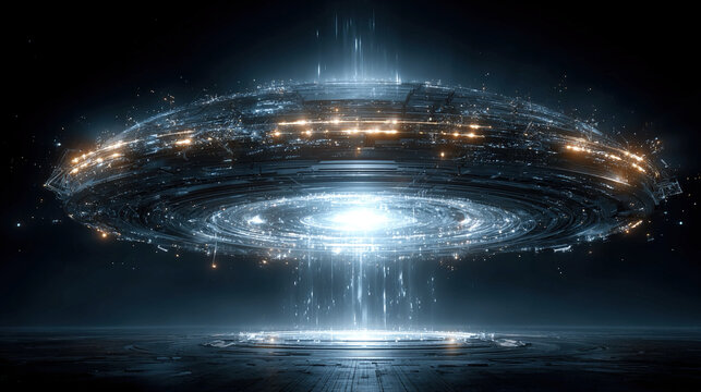 Anti-gravity concepts visualization showing levitation magnetic propulsion zero-gravity experiments futuristic physics technology and conceptual space engineering illustration