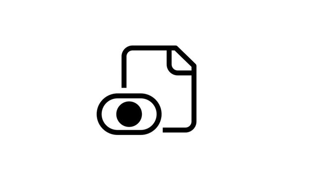 A document icon featuring a toggle switch symbol, indicating a configuration, settings, or enable/disable file type