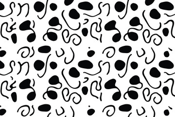 Fototapeta premium Abstract Organic Pattern Vector Illustration