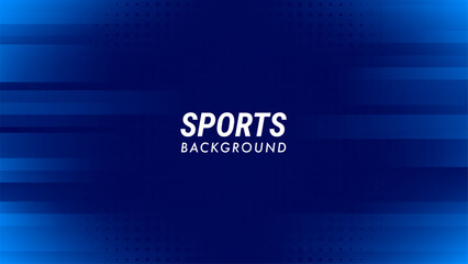 Abstract blue gradient background with diagonal lines and a scratch effect. Dynamic dotted halftone texture for sports banner, poster, and greeting card. Style vector illustration. © Rijal Muhaimin