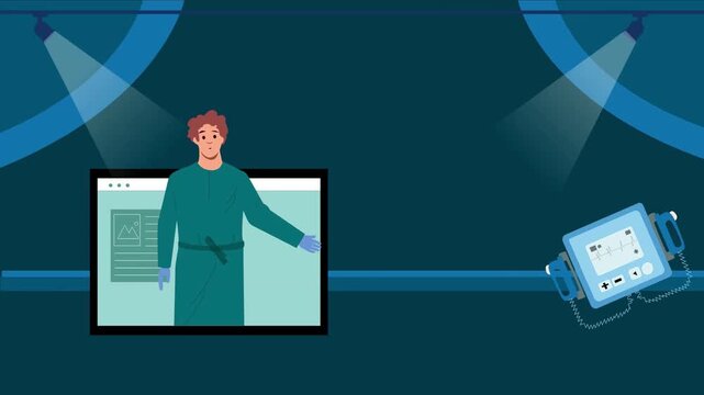 Surgeon  Motion Graphics Animation