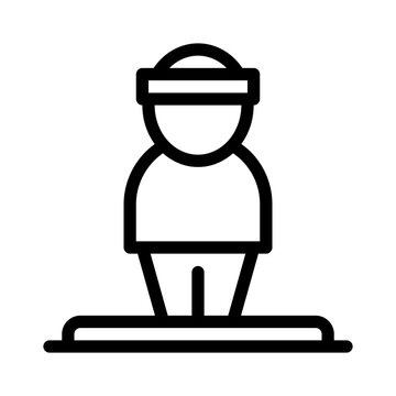 gnome line icon