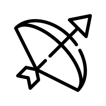 sagittarius line icon