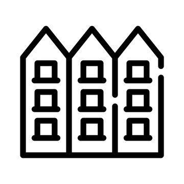 triplex line icon