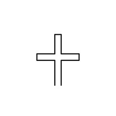 Fototapeta premium cross on white