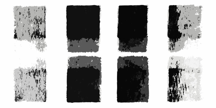 composition of eight textured monochromatic rectangles on a white background high quality professional detailed modern