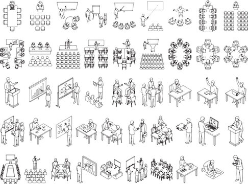 Visuals of diverse meetings and conferences, perfect for conveying ideas on collaboration and teamwork. Capturing the essence of effective communication.