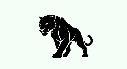 Black panther silhouette design © Grace