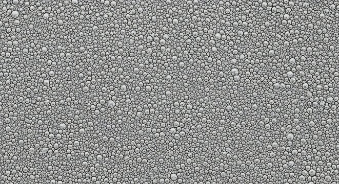 Abstract Pattern of Small Bubbles and Circles in Grayscale.