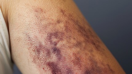 Fototapeta premium Petechia: Causes, Clinical Manifestations, Differential Diagnosis and Clinical Management Methods