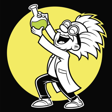 a cartoon illustration of a mad scientist with wi (1)(8)