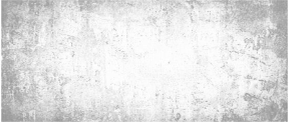 Naklejka premium Halftone Texture Background Vector with Grunge Print Overlay, Halftone Texture, halftone texture, texture background, halftone dots pattern, halftone design, print texture overlay.
